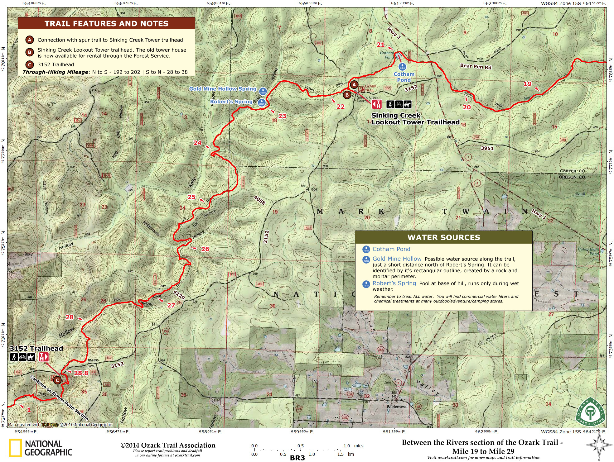 Trip Maps – Ozark Trail Association