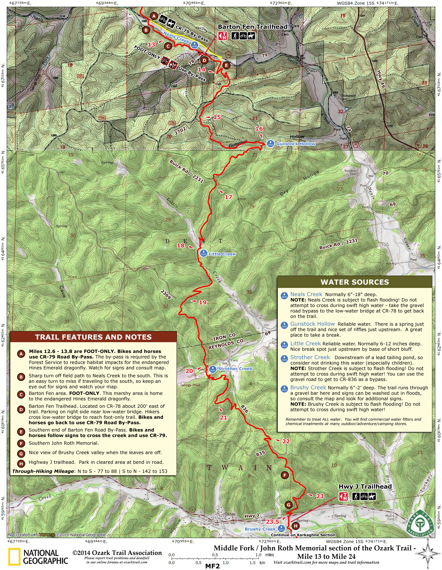 Trip Maps – Ozark Trail Association