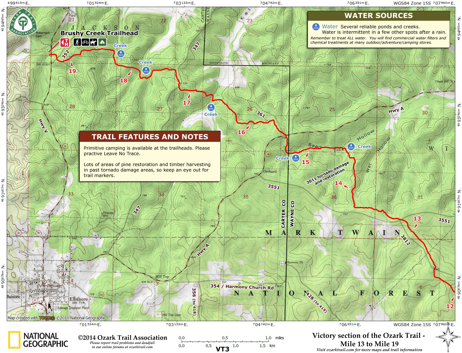 Trip Maps – Ozark Trail Association